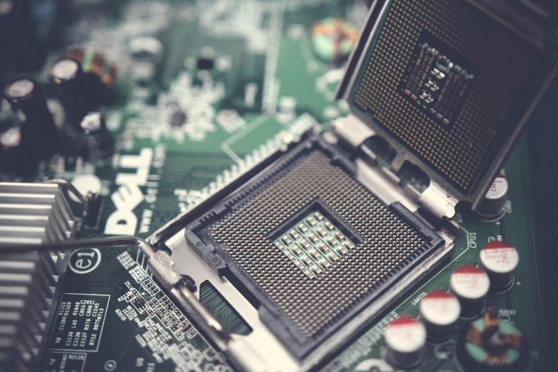 Motherboard and Central Processing Unit pins