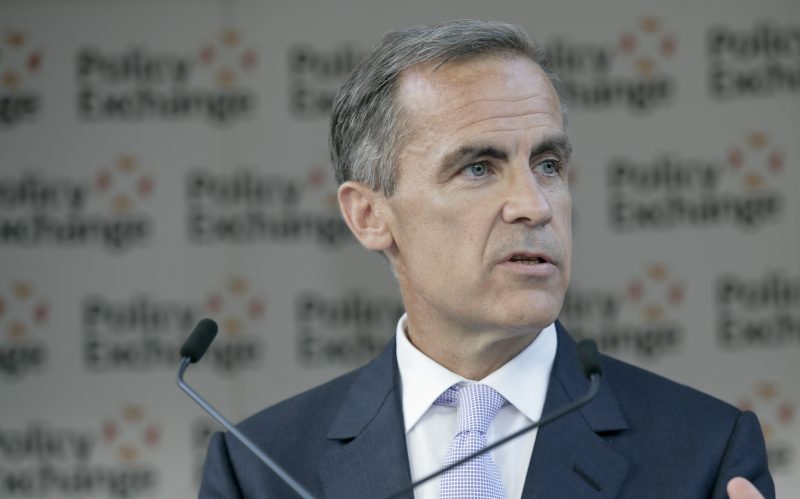 Mark Carney speaks at the 2015 Policy Exchange summer party