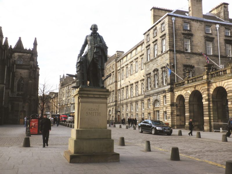 Statue of Adam Smith, High Street, Edinburgh